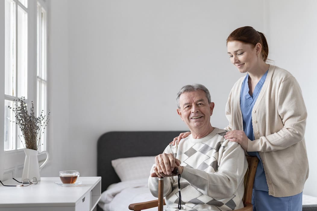 Caring for an Elderly Afar