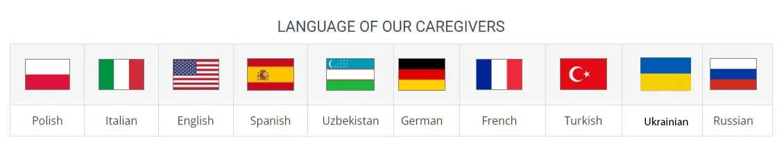Language Of Our Caregivers